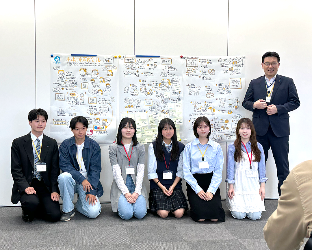 木津川市 2025年度『若者会議』グラフィックレコーディング（第1回〜3回）