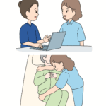 ヴェクソンインターナショナル（株）様 書籍『看護補助者 Good jobのための50のポイント』挿絵