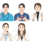 似顔絵　東京都臨床工学技士会様